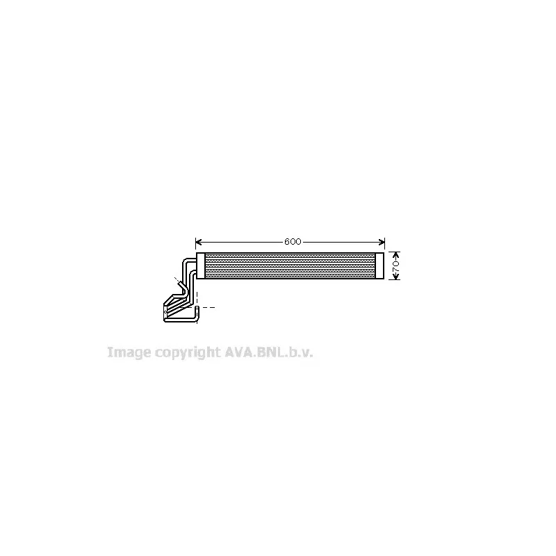 Radiateur d'huile, direction AVA QUALITY COOLING VW3264