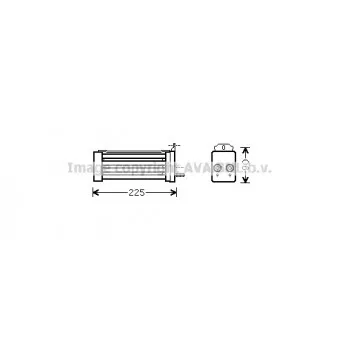 Radiateur d'huile AVA QUALITY COOLING VW3276