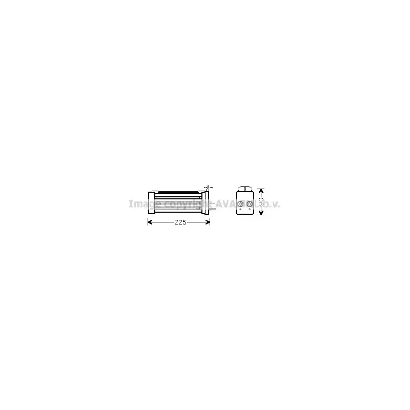 Radiateur d'huile AVA QUALITY COOLING VW3276