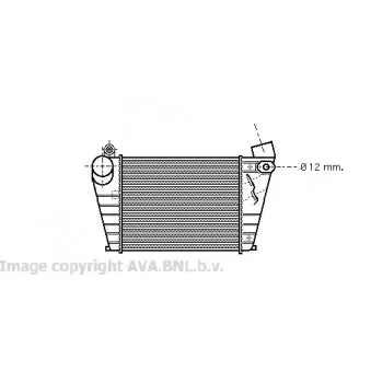 Intercooler, échangeur AVA QUALITY COOLING VW4200