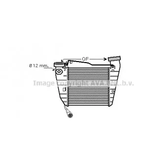 Intercooler, échangeur AVA QUALITY COOLING VW4254