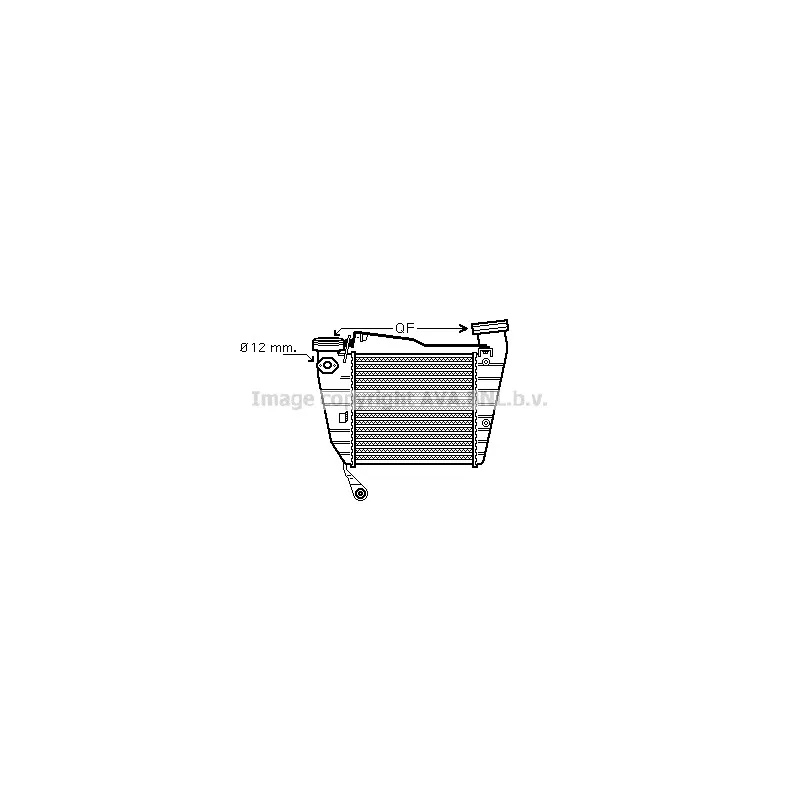 Intercooler, échangeur AVA QUALITY COOLING VW4254