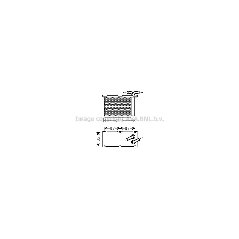 Intercooler, échangeur AVA QUALITY COOLING VW4305