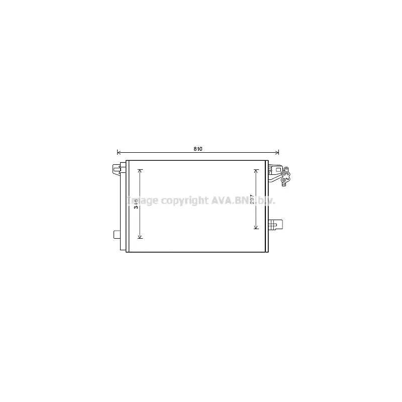 Condenseur, climatisation AVA QUALITY COOLING VW5328D
