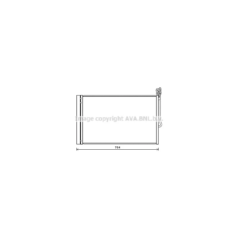 Condenseur, climatisation AVA QUALITY COOLING VW5334D
