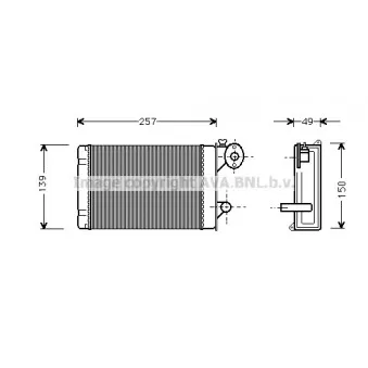 Système de chauffage AVA QUALITY COOLING VW6062