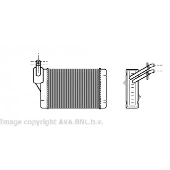 Système de chauffage AVA QUALITY COOLING VW6069