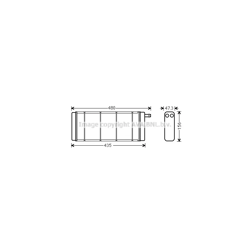 Système de chauffage AVA QUALITY COOLING VW6128