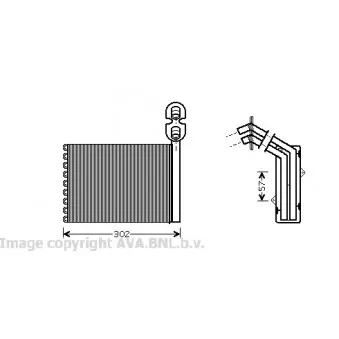 Système de chauffage AVA QUALITY COOLING VW6202
