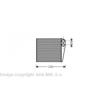 Système de chauffage AVA QUALITY COOLING VW6229