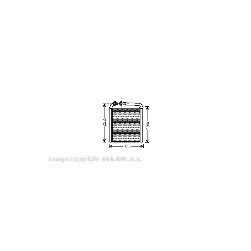 Système de chauffage AVA QUALITY COOLING VW6256