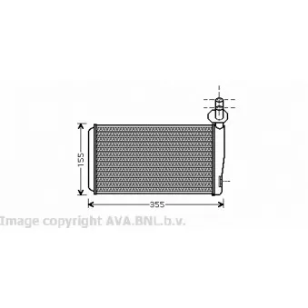 Système de chauffage AVA QUALITY COOLING VW6259