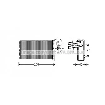 Système de chauffage AVA QUALITY COOLING VW6296