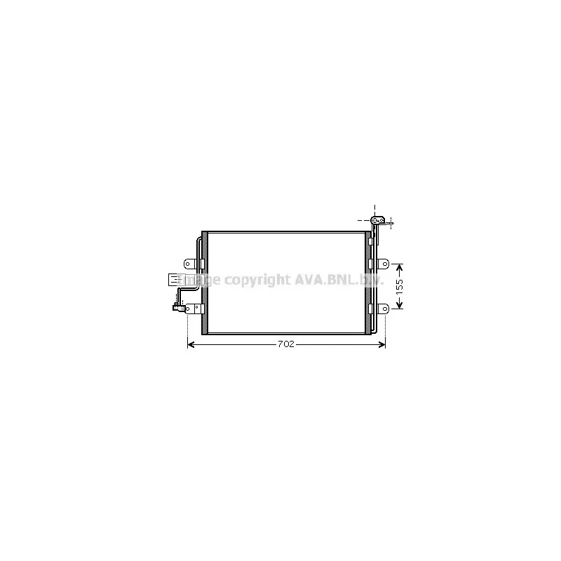 Condenseur, climatisation AVA QUALITY COOLING VWA5262