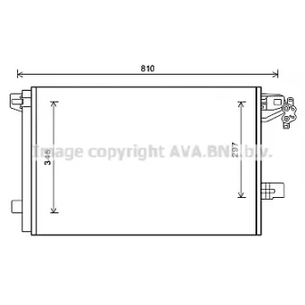 Condenseur, climatisation AVA QUALITY COOLING VWA5328D