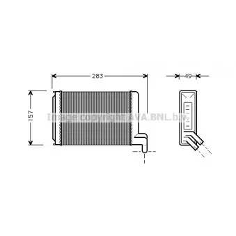 Système de chauffage AVA QUALITY COOLING VWA6067