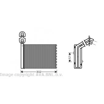 Système de chauffage AVA QUALITY COOLING VWA6201