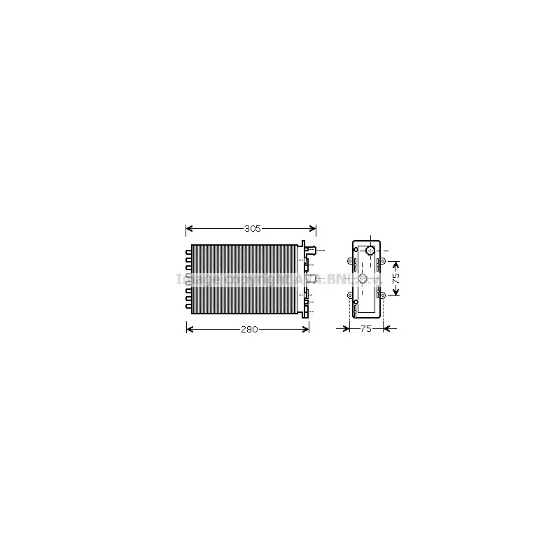 Système de chauffage AVA QUALITY COOLING VWA6239