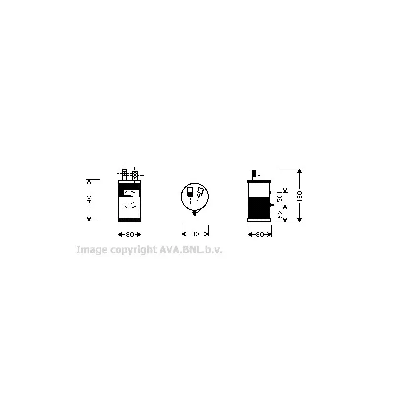 Filtre déshydratant, climatisation AVA QUALITY COOLING VWD065