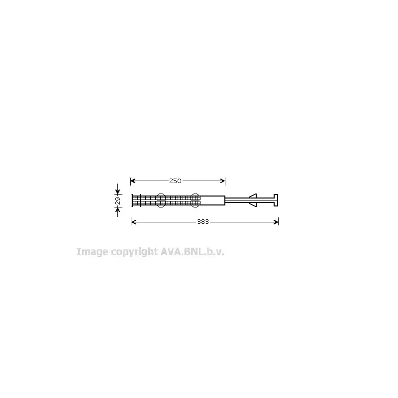 Filtre déshydratant, climatisation AVA QUALITY COOLING VWD237