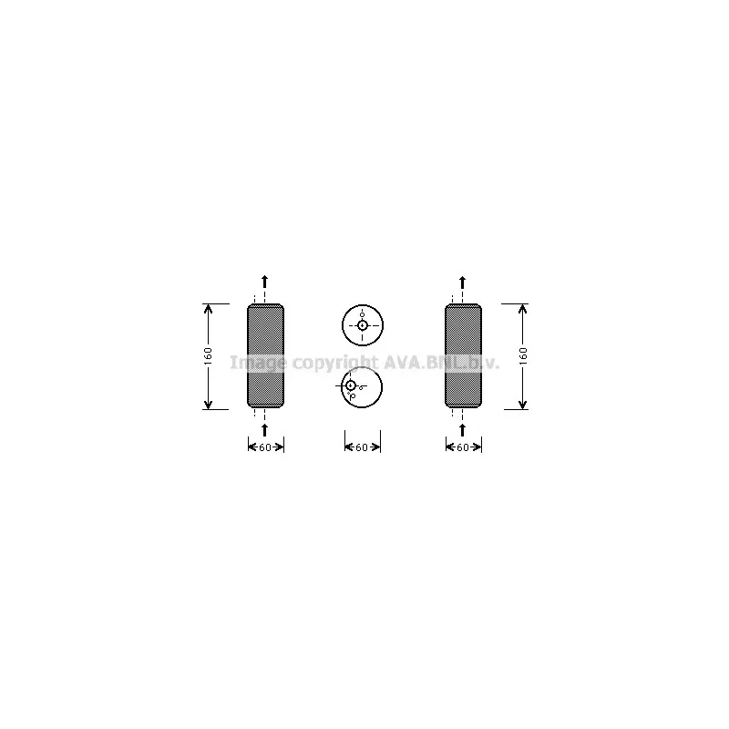 Filtre déshydratant, climatisation AVA QUALITY COOLING VWD293