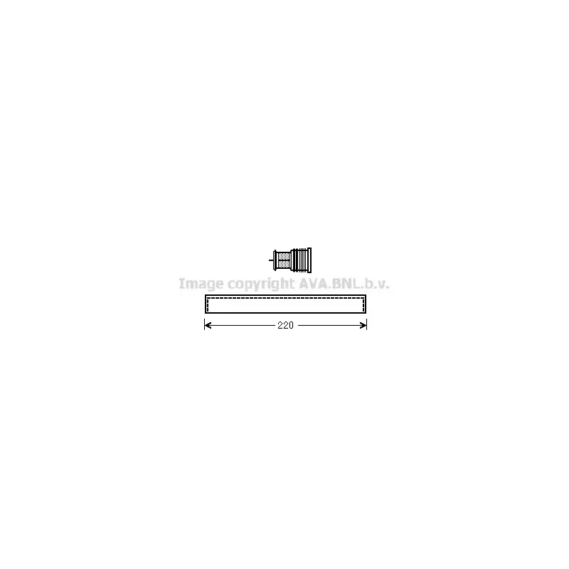 Filtre déshydratant, climatisation AVA QUALITY COOLING VWD294
