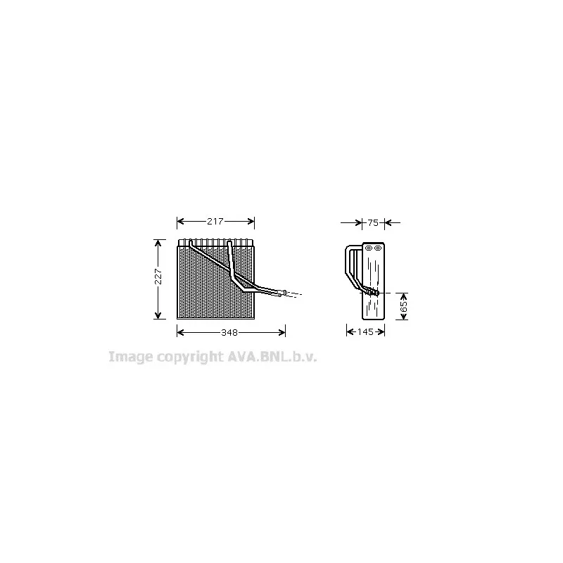 Evaporateur climatisation AVA QUALITY COOLING VWV055
