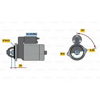 Démarreur BOSCH 0 001 138 029