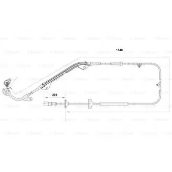 Capteur, vitesse de roue BOSCH 0 265 006 106