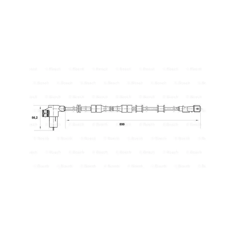 Capteur, vitesse de roue BOSCH 0 265 006 207