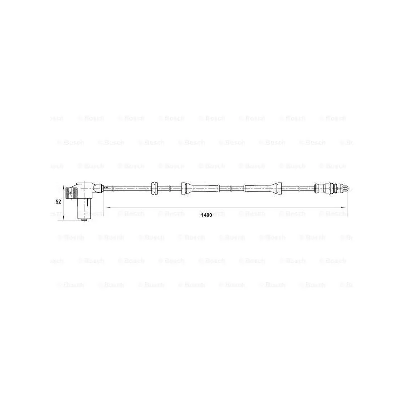 Capteur, vitesse de roue BOSCH 0 265 006 427