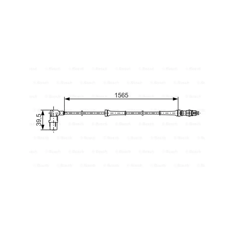 Capteur, vitesse de roue BOSCH 0 265 006 557