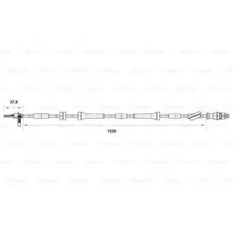 Capteur, vitesse de roue BOSCH 0 265 007 040
