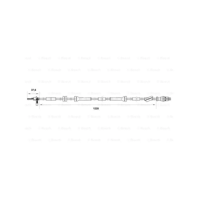 Capteur, vitesse de roue BOSCH 0 265 007 040