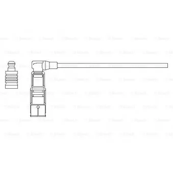 Câble d'allumage BOSCH 0 356 912 044