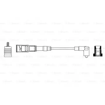 Câble d'allumage BOSCH 0 356 912 923