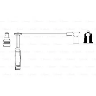 Câble d'allumage BOSCH 0 356 912 931