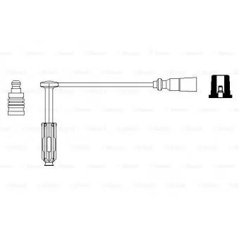 Câble d'allumage BOSCH 0 356 912 982