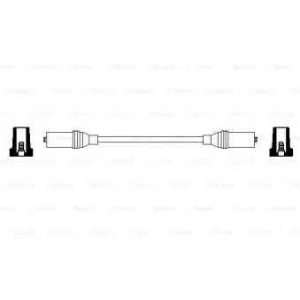 Câble d'allumage BOSCH 0 356 912 989