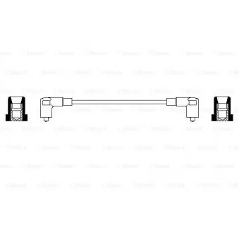Câble d'allumage BOSCH 0 356 912 991