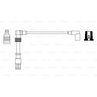 Câble d'allumage BOSCH 0 356 913 003