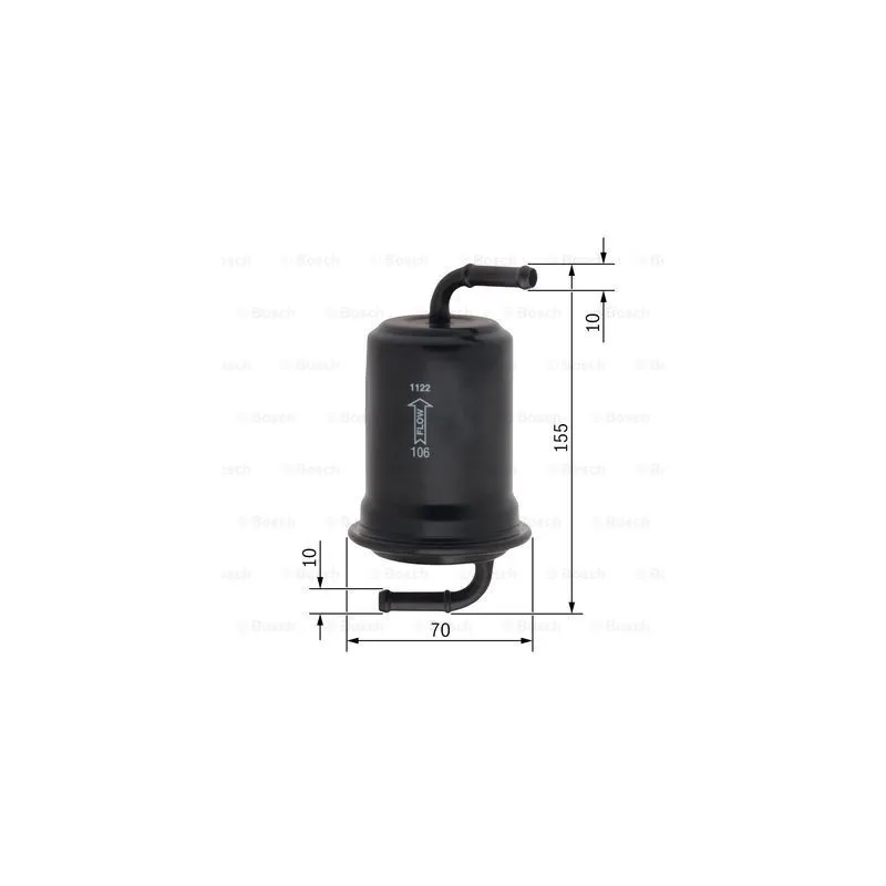 Filtre à carburant BOSCH 0 450 905 956