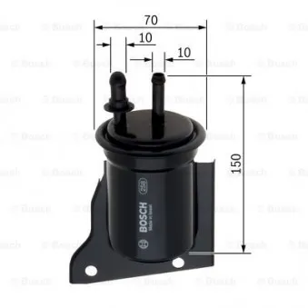 Filtre à carburant BOSCH 0 450 905 971