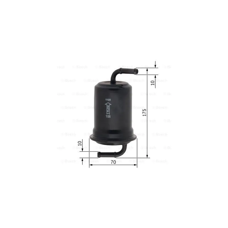 Filtre à carburant BOSCH 0 450 905 989