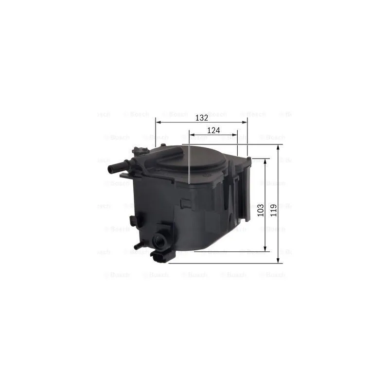 Filtre à carburant BOSCH 0 450 906 471
