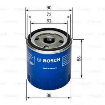 Filtre à huile BOSCH 0 451 103 189