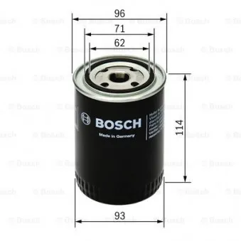 Filtre à huile BOSCH 0 451 203 108
