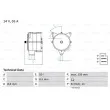 Alternateur BOSCH 0 986 031 020 - Visuel 1