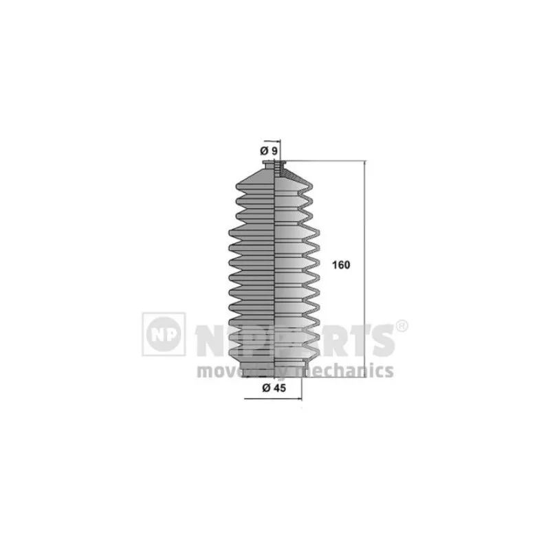 Joint-soufflet, direction NIPPARTS J2841000