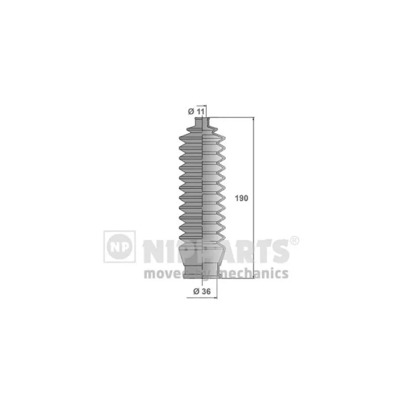 Joint-soufflet, direction NIPPARTS J2843001